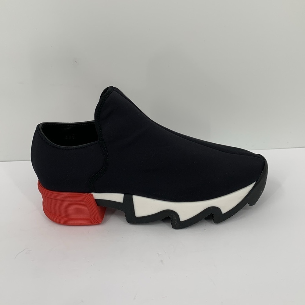 IRI NYC Wes Neoprene slip-on sneaker shoe black red heel comic new 40.5 10 10.5 - Picture 2 of 7